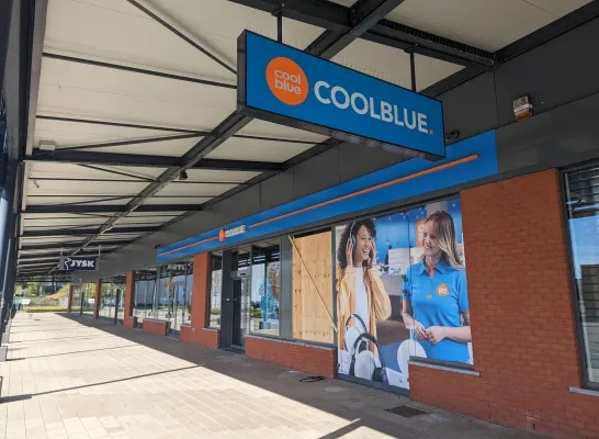 ramkraak Coolblue Olen