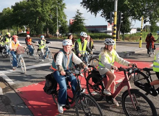 hinder actie fietsersbond Geel 