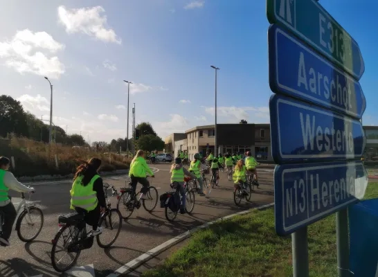 hinder actie fietsersbond Geel