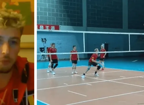 Simon Plaskie op WK volleybal