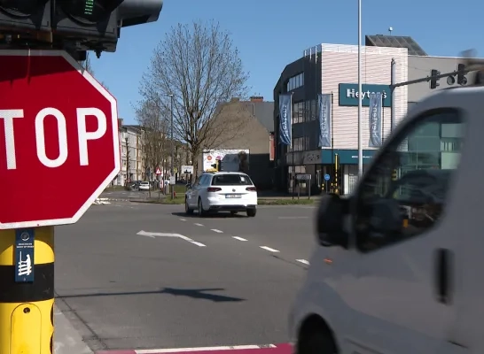 kruispunt Graatakker N19 Turnhout Parklaan