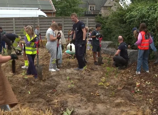 Urban Forest boomplantactie basisschool Dijkstein Sint-Katelijne-Waver