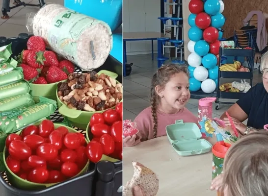Caroline Gennez gezonde voeding basisschool Mechelen