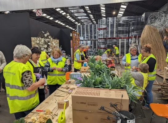 Hoogstraten in groenten & bloemen voorbereiding