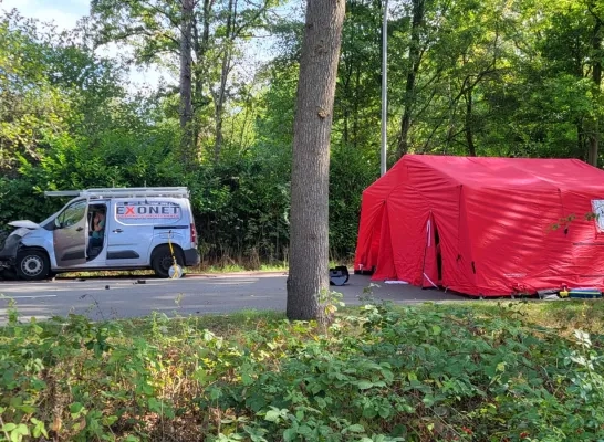 Zwaar verkeersongeval N119 Turnhout: motorrijder komt om het leven