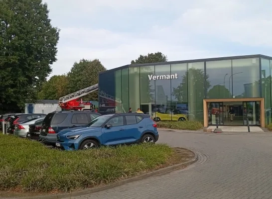 Brand bij Vermant