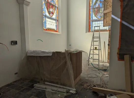 Kerk Lippelo Puurs-Sint-Amands zit in laatste fase renovatie voor opening als evenementenlocatie