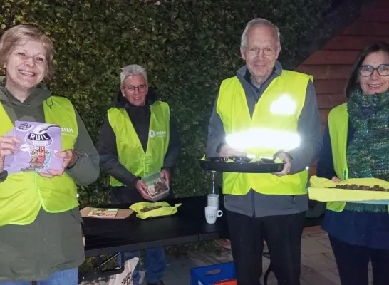 Stationactie vrijwilligers Oxfam Wereldwinkels