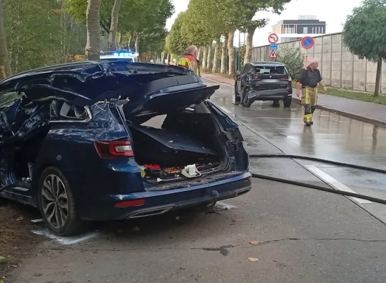 Ongeval met geknelden Olen 091025