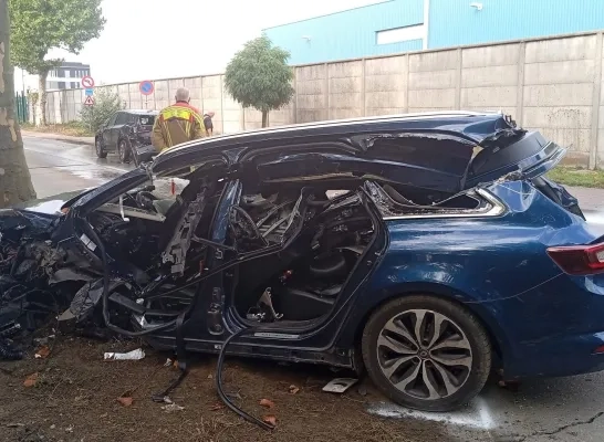 Ongeval met geknelden Olen 091025