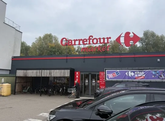 Carrfeour Market Vattelsesteenweg Mechelen overvallen door vaste klant