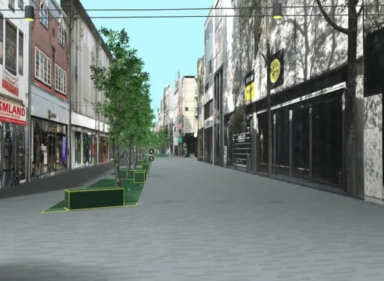 Voorontwerp Gasthuisstraat Turnhout in 3D