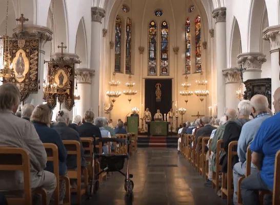 De laatste misviering in de kerk van het Lisp