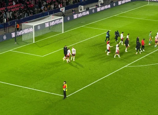 Saibari na de wedstrijd van PSV tegen Napoli