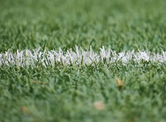 Stockfoto van kunstgrasveld Stockfoto van kunstgrasveld