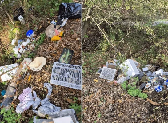 sluikstort Uilenmolenweg Mechelen