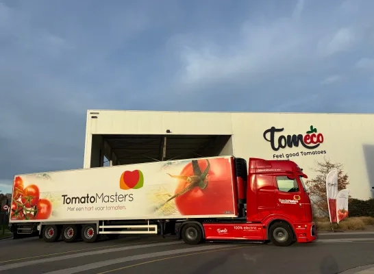 Tomeco Hoogstraten elektrische vrachtwagen