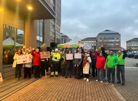 Borealis Mechelen actie vakbond