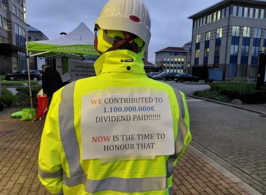 Borealis Mechelen actie vakbond