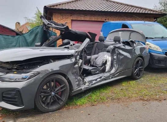 Ongeval auto bus De Lijn Herselt