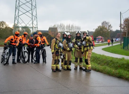 Rampoefening aan KSK Wavria