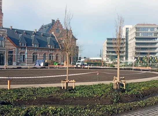 Vernieuwd Rode Kruisplein Mechelen