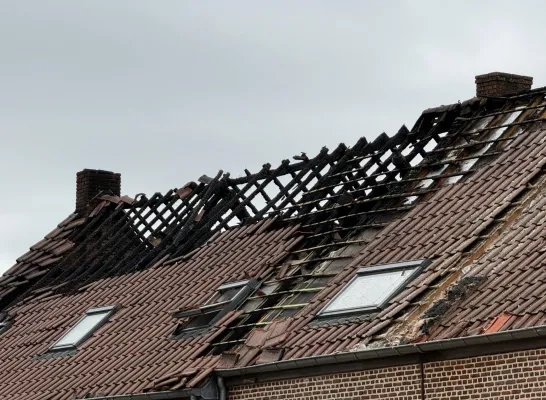 Brand in driewoonst Prinsenhoeve Putte