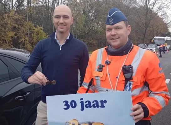 Winter-BOB-campagne van start in Turnhout: gouden sleutelhanger voor nuchtere bestuurder