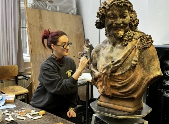 Restauratie Bacchus van Lucas Faydherbe