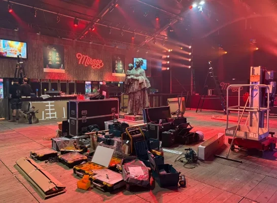 Opbouw Mirage Mechelen