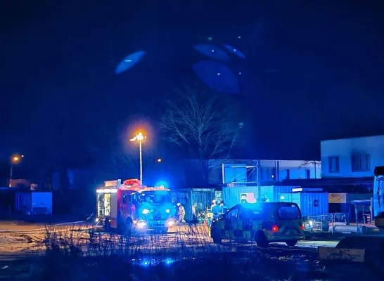 Brand in werfkeet Mechelen