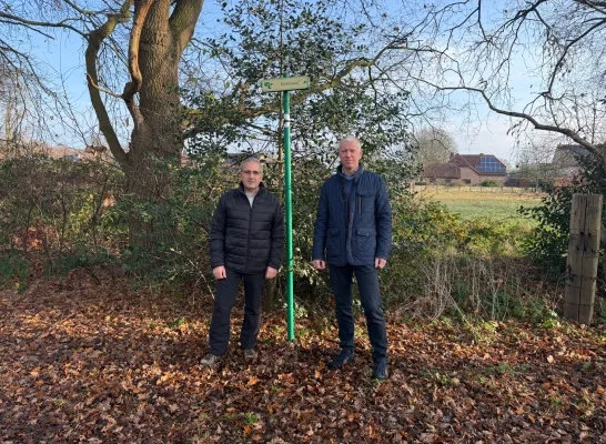 vandalisme wandelpaden Olen