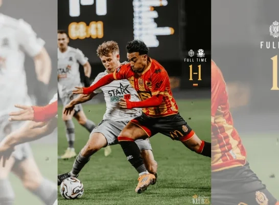 KV Mechelen speelt 1-1 gelijk tegen Dender
