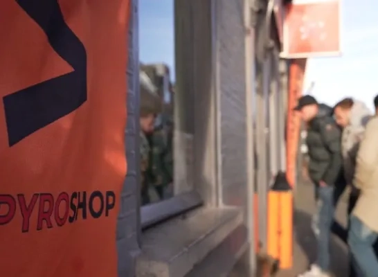 Vuurwerktoerisme in Baarle