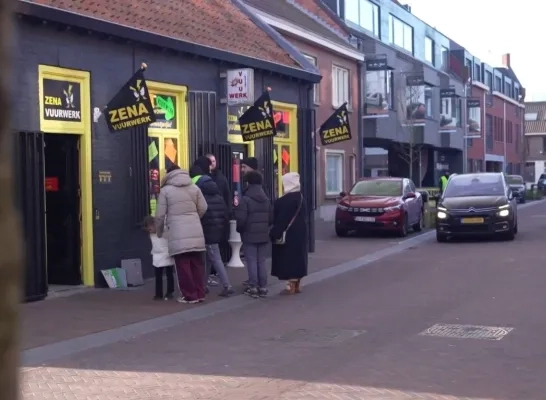 Vuurwerktoerisme in Baarle