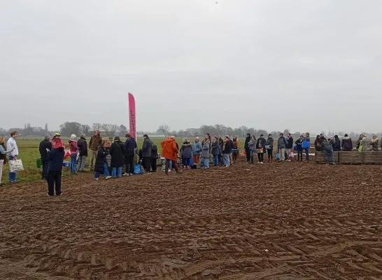 Zoete aardappelen boer Bart toch verkocht dankzij Waste Warriors