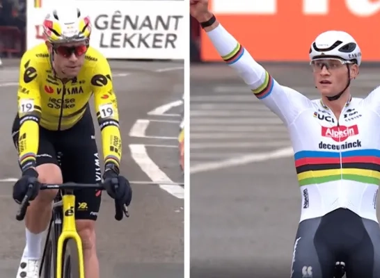 Wout van Aert en Mathieu van der Poel