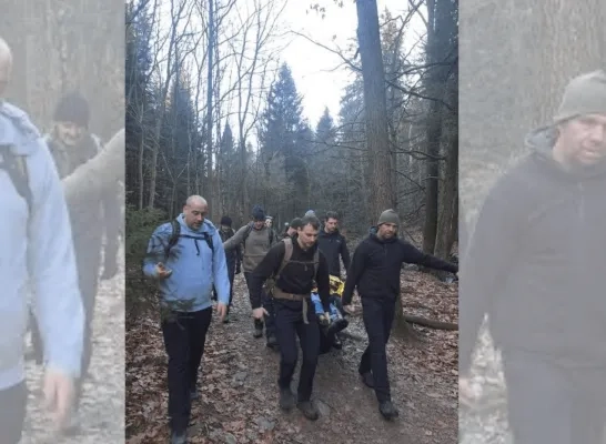 Lierse brandweermannen evacueren gewonde vrouw in de Ardennen