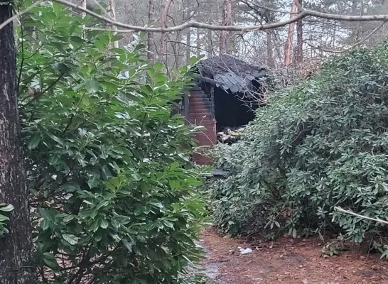 Brand in chalet in Balen