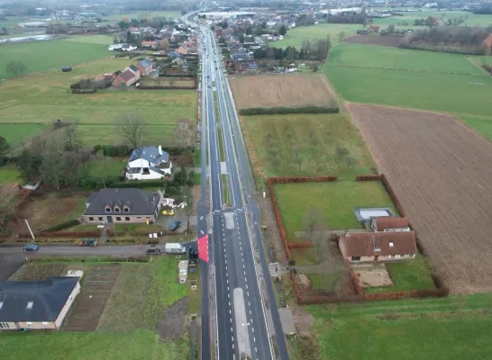 Aarschotsesteenweg N10 in Lier ingehuldigd na werken van bijna twee jaar