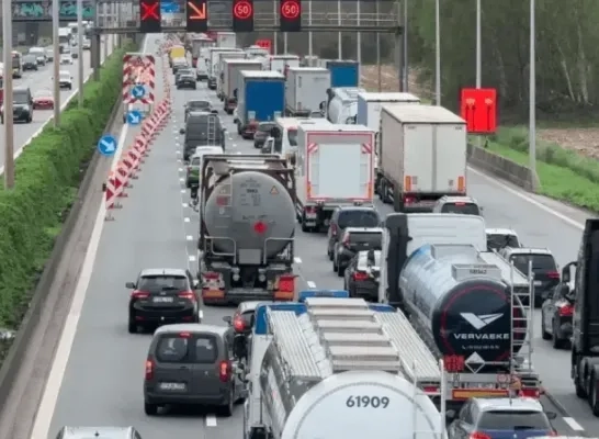 E313 gaat dicht tijdens 2de week van de Paasvakantie