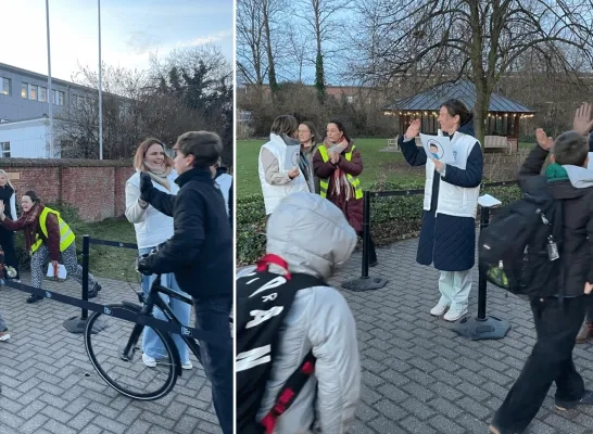 Klein Seminarie Hoogstraten goeiemorgen actie