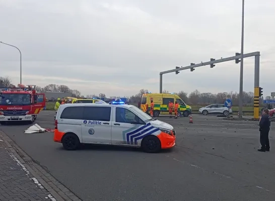 zwaar ongeval A12 Breendonk kruispunt Duvel Moortgat