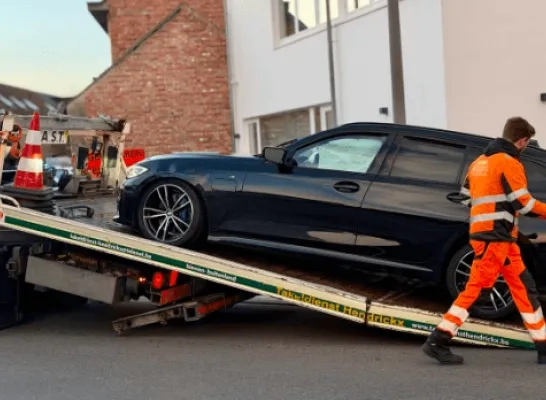 wilde achtervolging eindigt in Tisselt