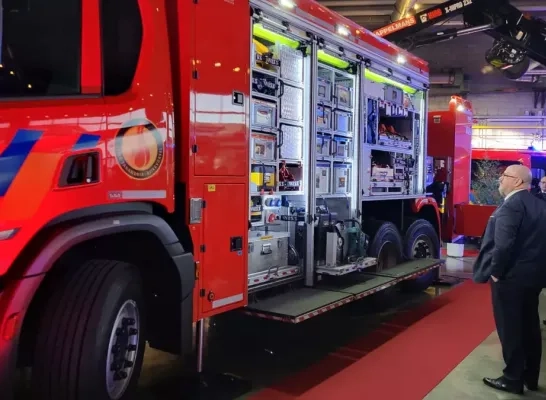 Grote Interventie Wagen brandweer Taxandria Rijkevorsel