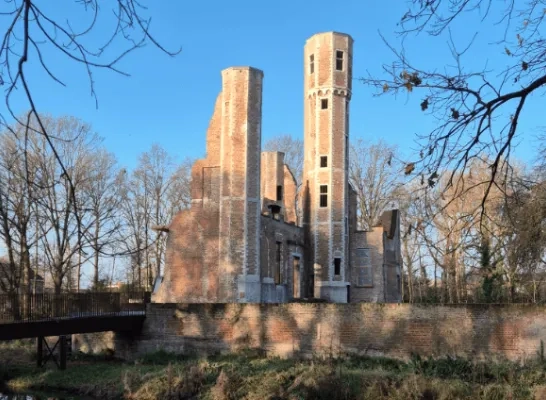 kasteel ruïne ter elst gemeente duffel