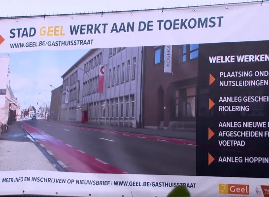 werken gasthuisstraat Geel