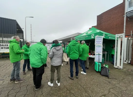 Actie tegen plannen bij NMBS in Mechelen