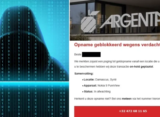 fraude oplichting mail Argenta Politiezone Regio Turnhout