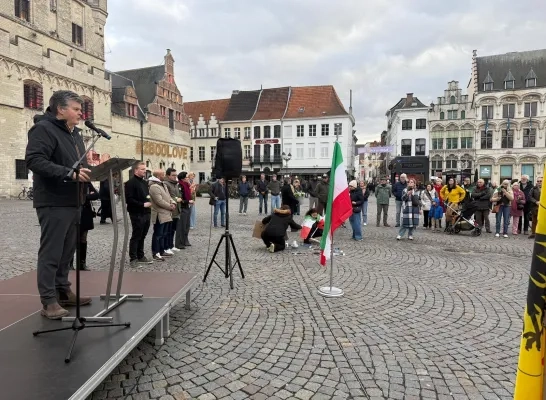 Mechelen houdt wake uit solidariteit met protesten in Iran